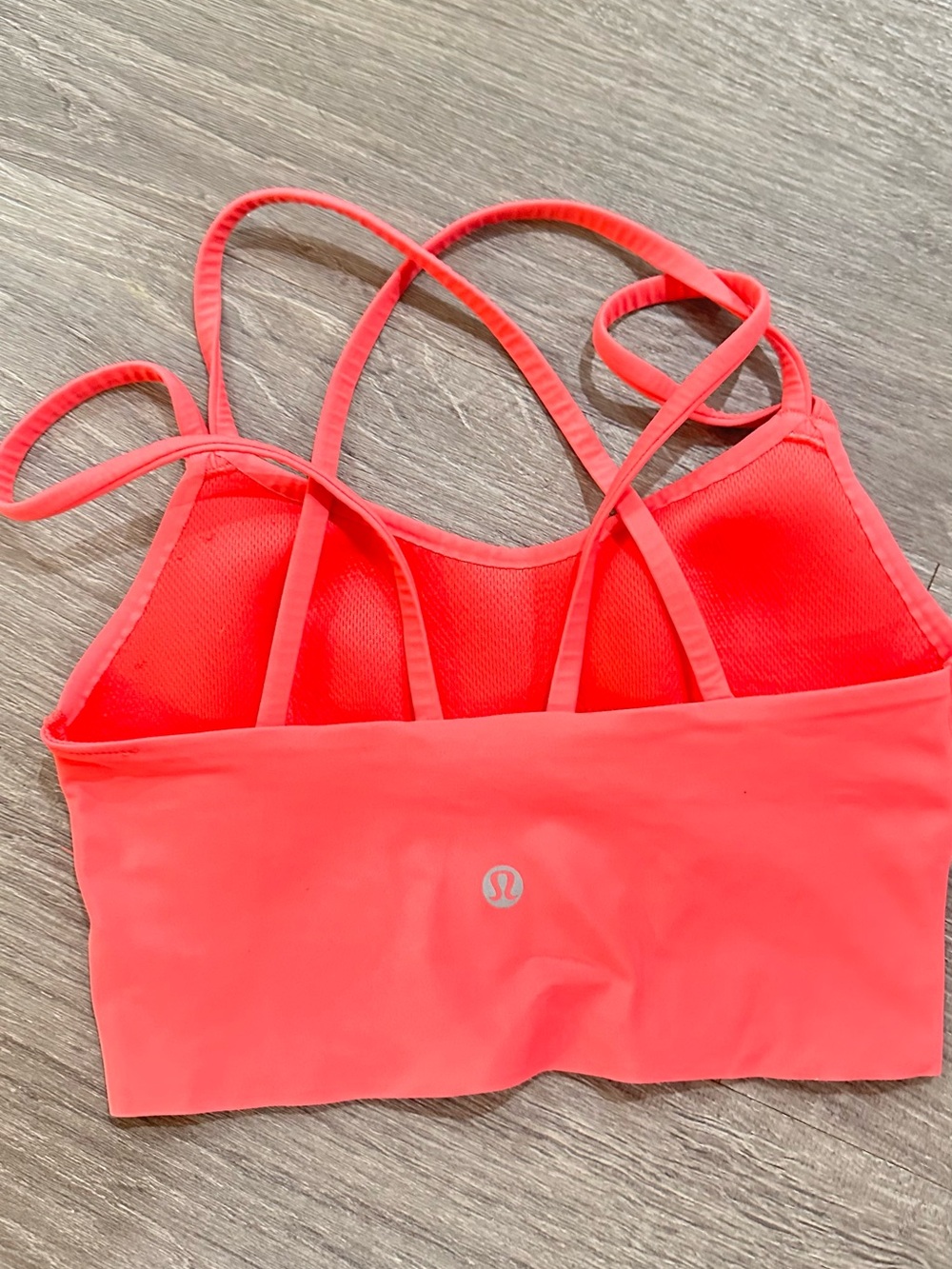 lululemon athletica Strappy Sports Bra - Coral